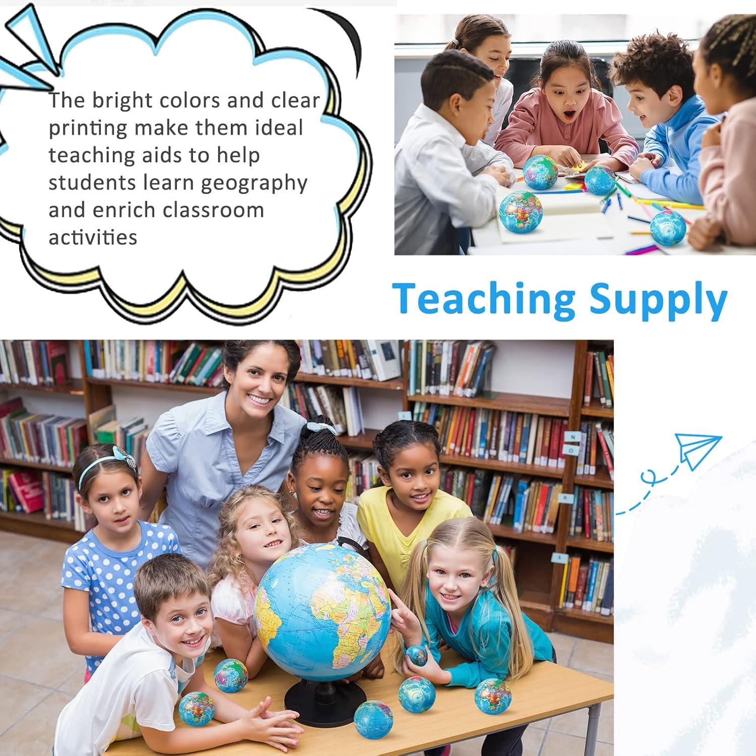 Paquete de 24 Pelotas Antiestrés Globo BBTO 7.6 cm