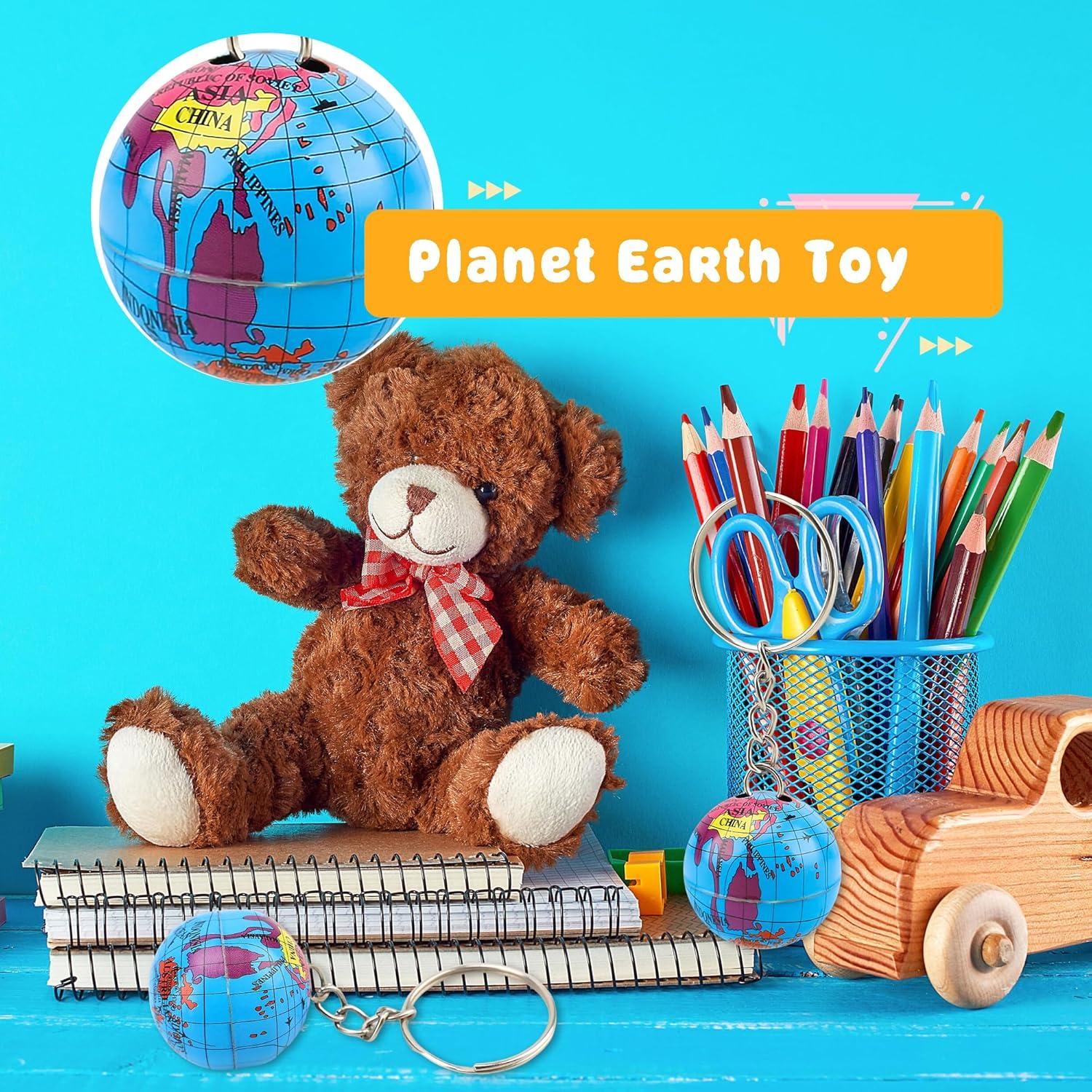 26 Llaveros Mini Globo Terráqueo Rcanedny - Regalos Educativos