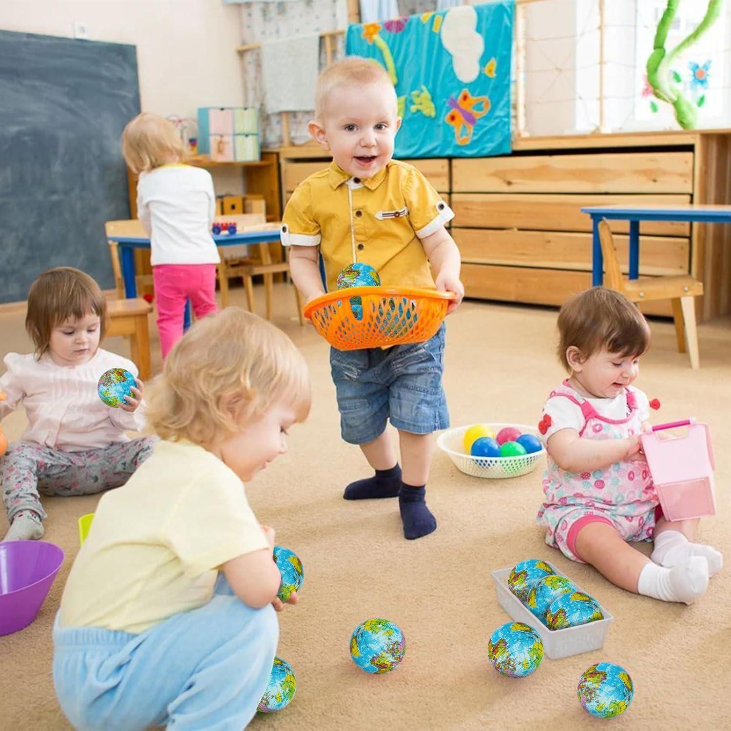 20 Pelotas Antiestrés Globo Hxezoc 5.2 cm para Alivio de Ansiedad