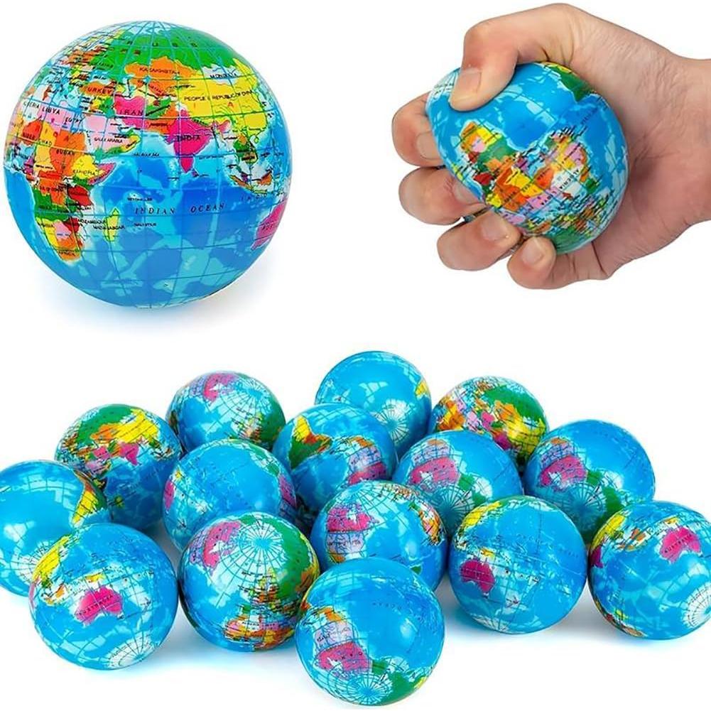 Paquete de 24 Pelotas de Espuma Suave Mini Globo 6.35 cm