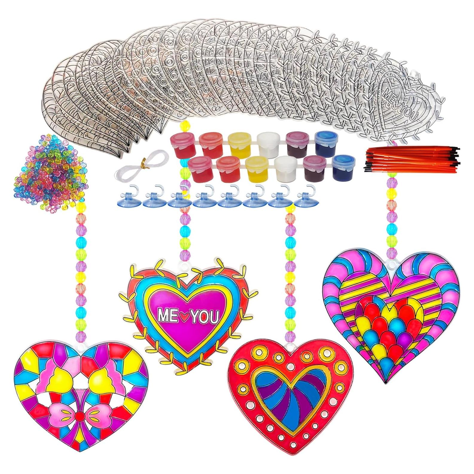 Kit de Manualidades Atrapa Rayos Corazón Ayhuhra 28 Piezas