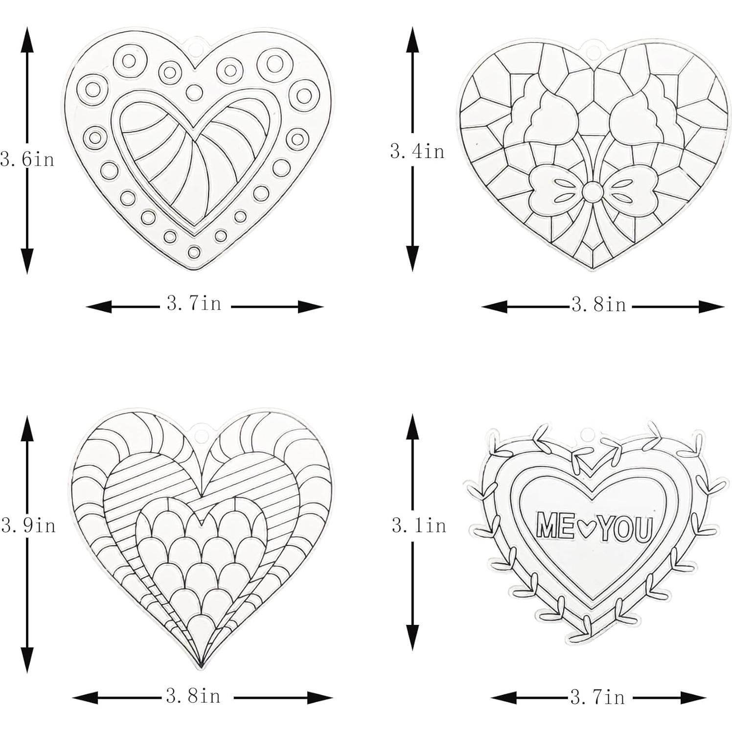 Kit de Manualidades Atrapa Rayos Corazón Ayhuhra 28 Piezas