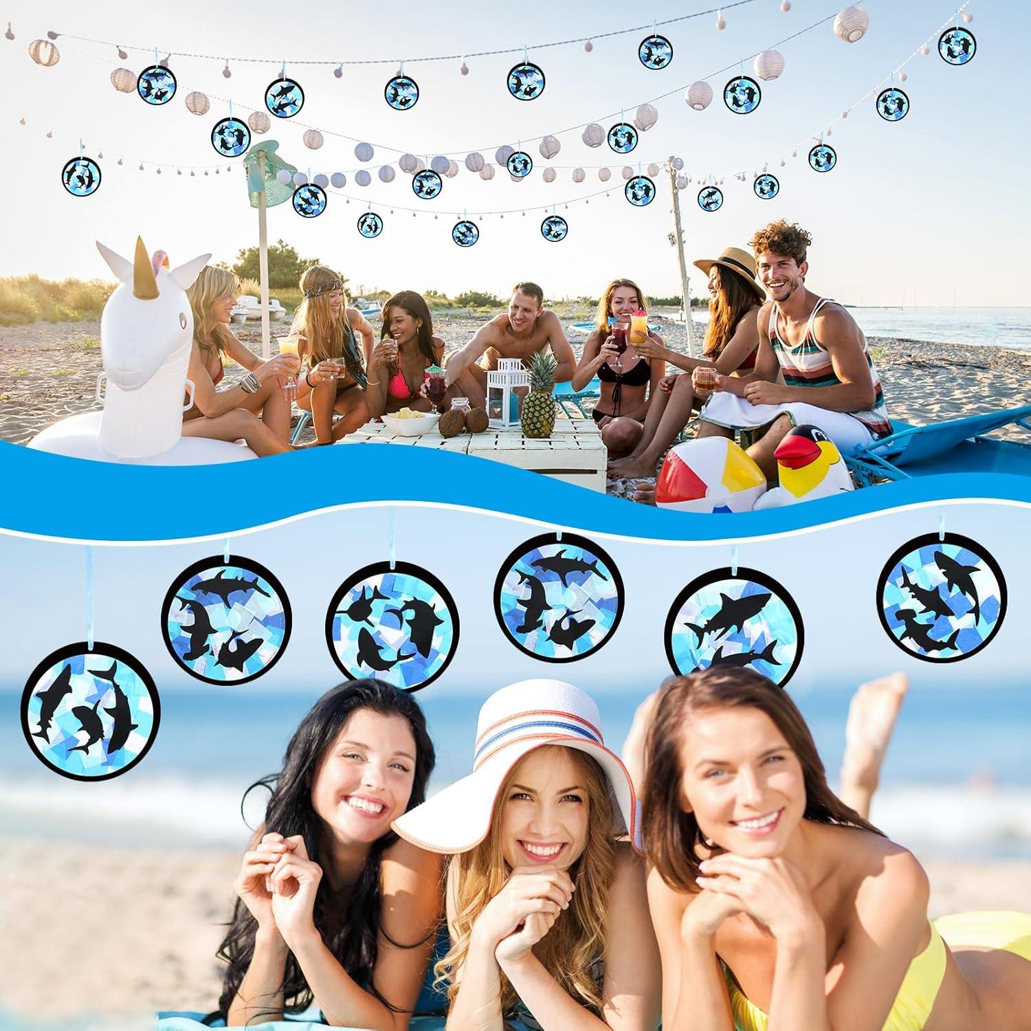 Kit de Manualidades de Tiburón Tinlade 24 Piezas DIY Océano