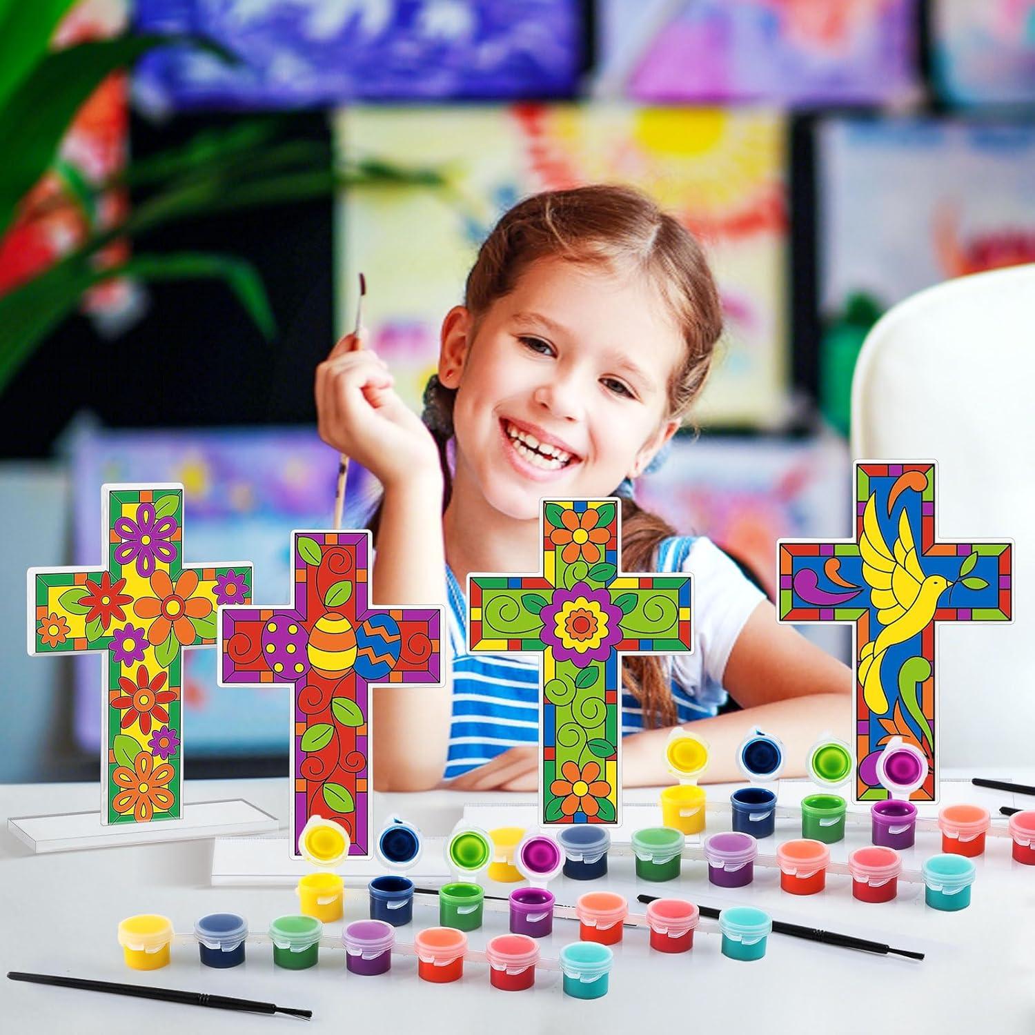 Kit de Manualidades de Cruces Religiosas Jetec - 24 Piezas