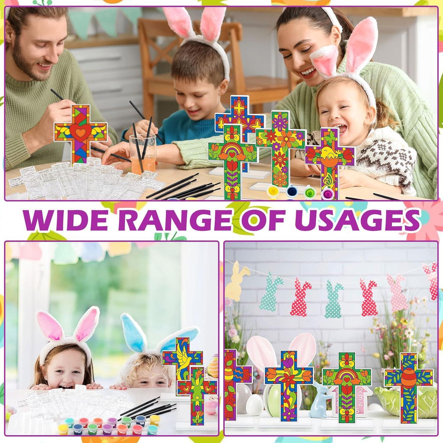 Kit de Manualidades de Cruces Religiosas Jetec - 24 Piezas