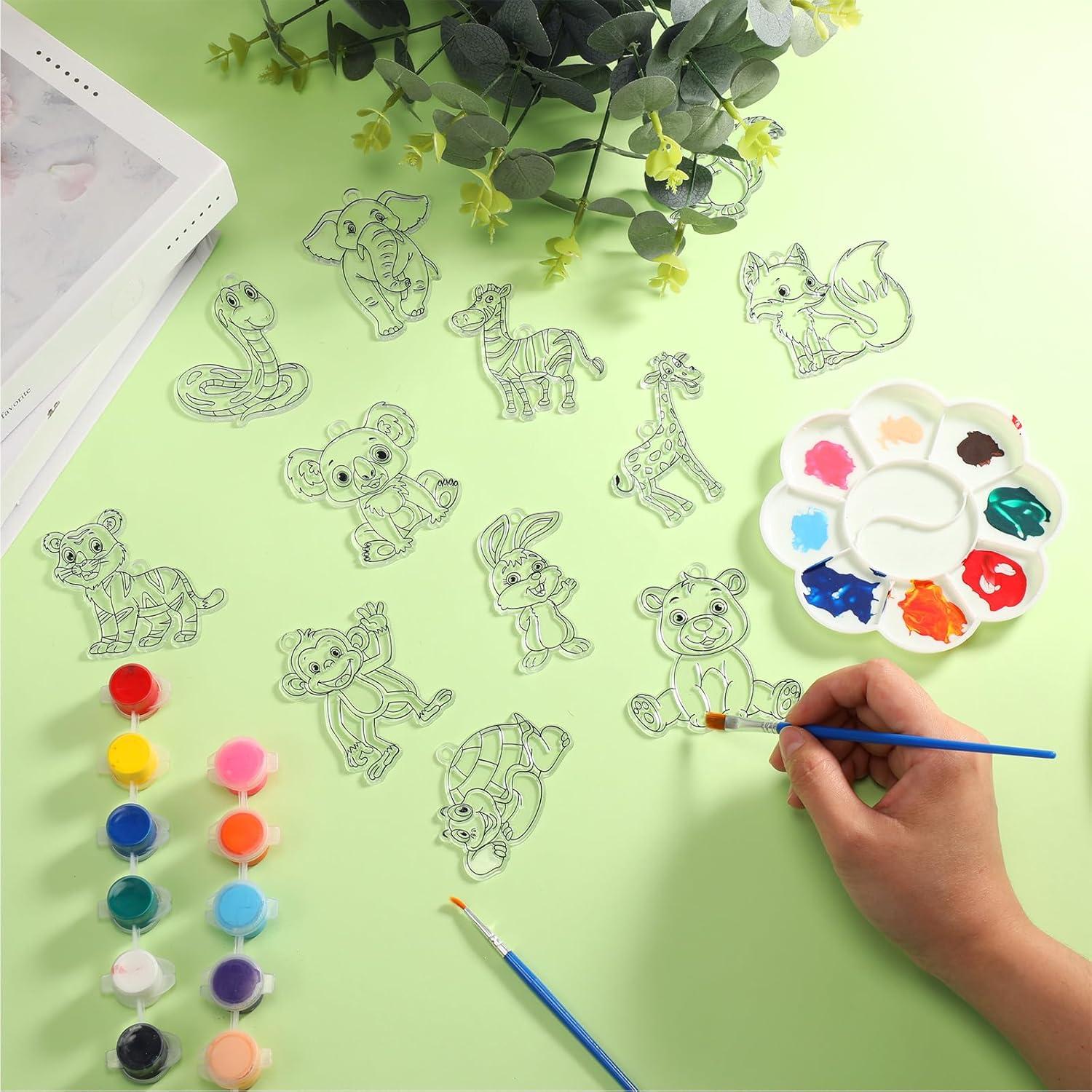 Kit de Manualidades Suncatcher Lewtemi 36 Piezas para Niños