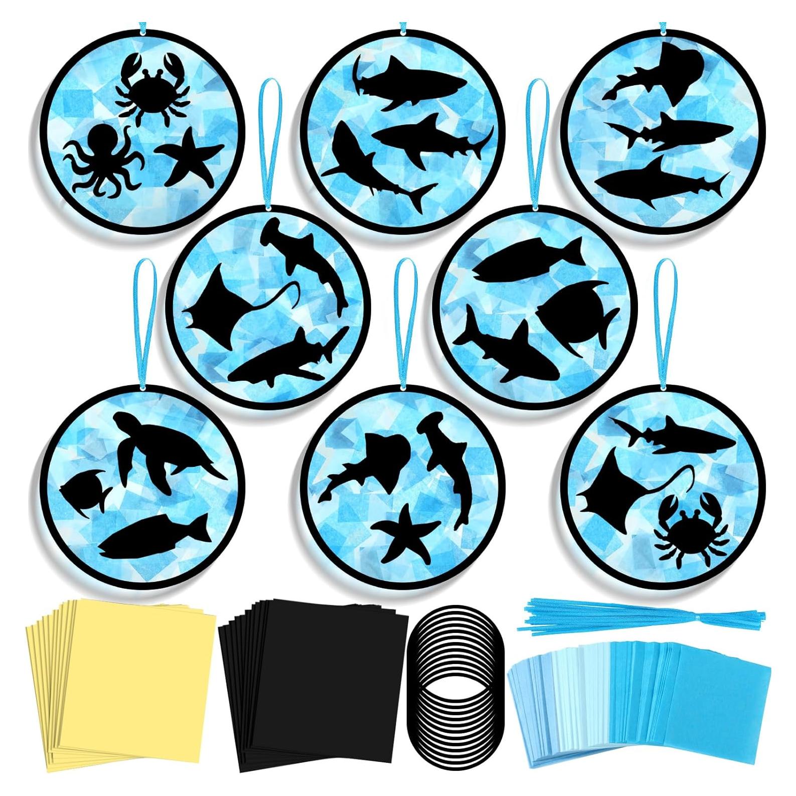 30 Piezas Atrapasueños de Papel Oceánico AmazingSpark DIY