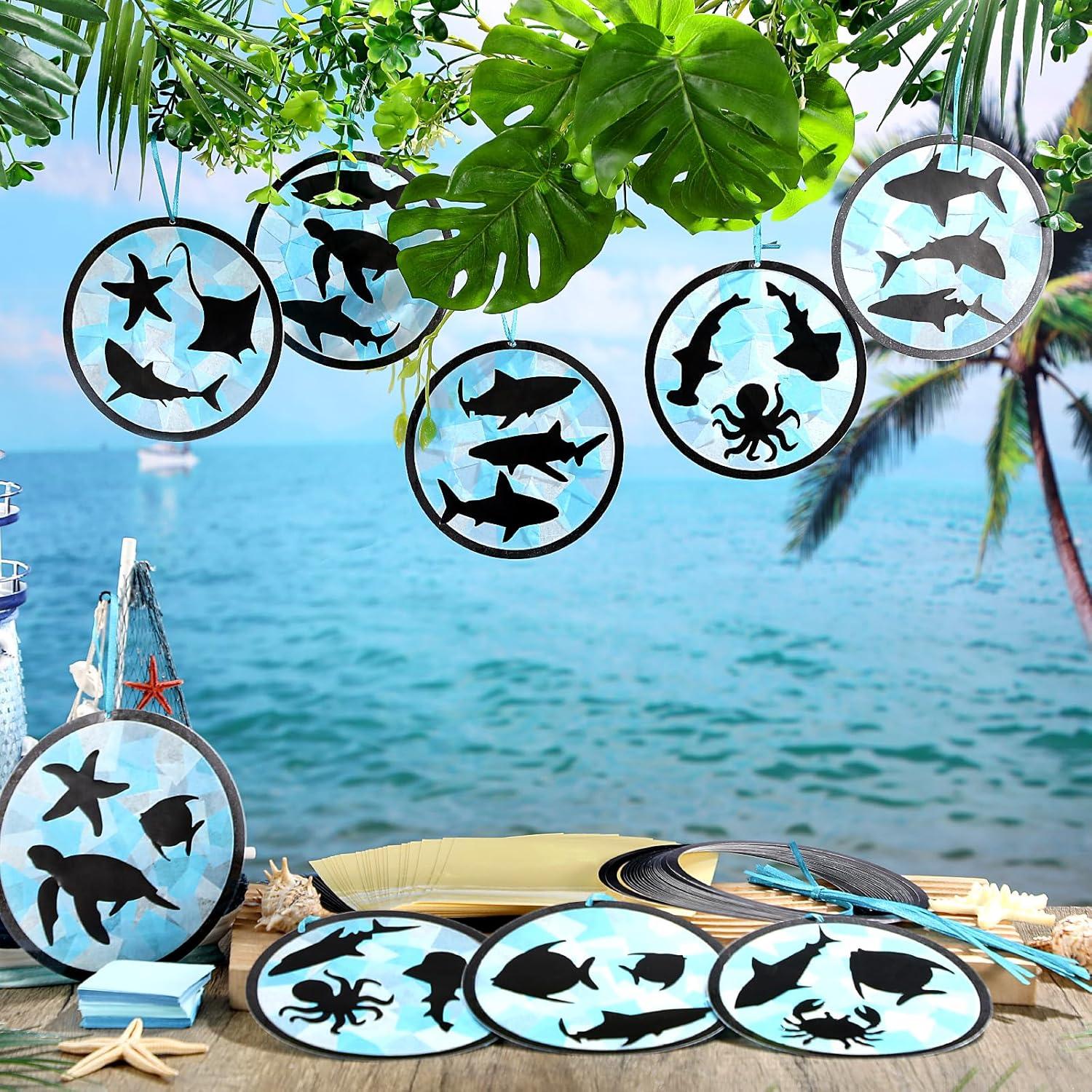 30 Piezas Atrapasueños de Papel Oceánico AmazingSpark DIY