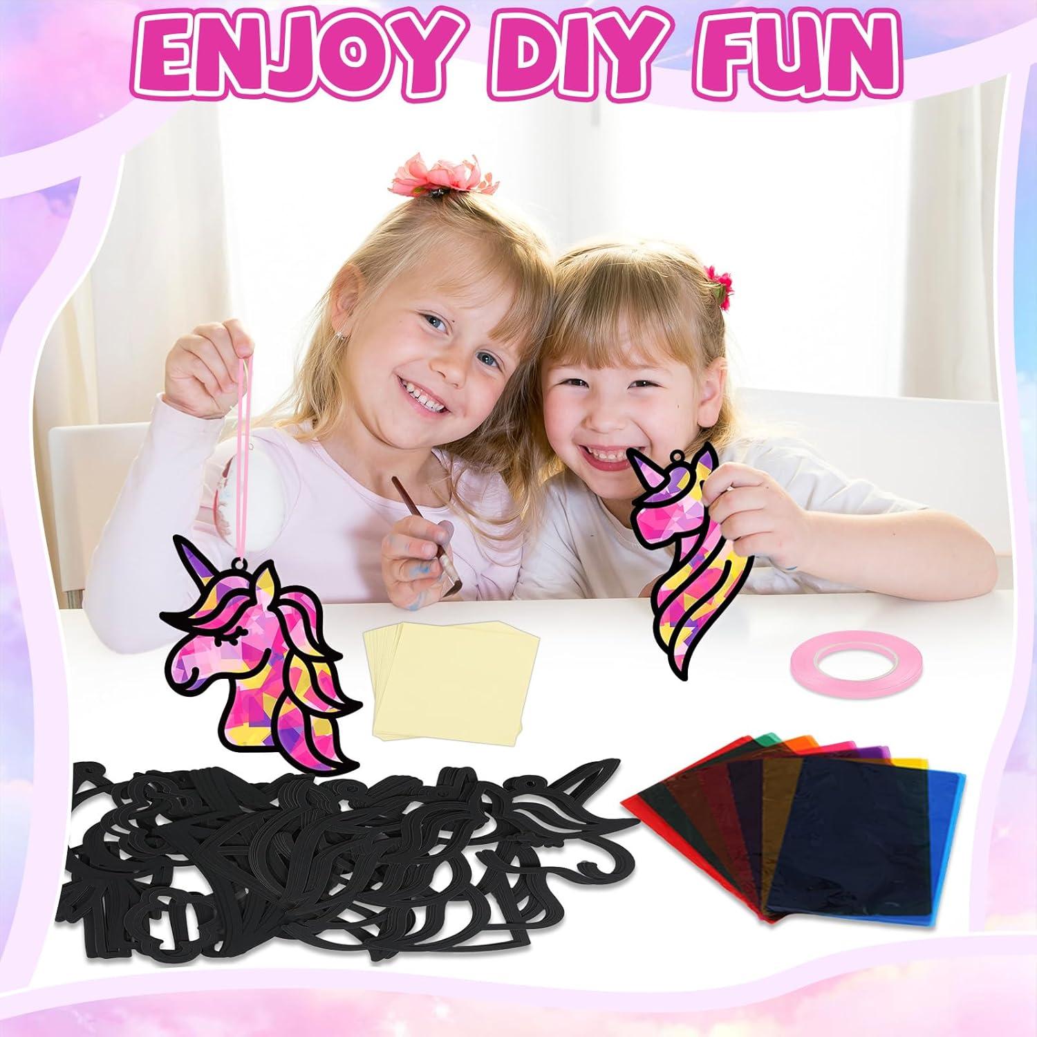 Kit de Manualidades QOUBAI Atrapa Rayos Unicornio 32 Piezas