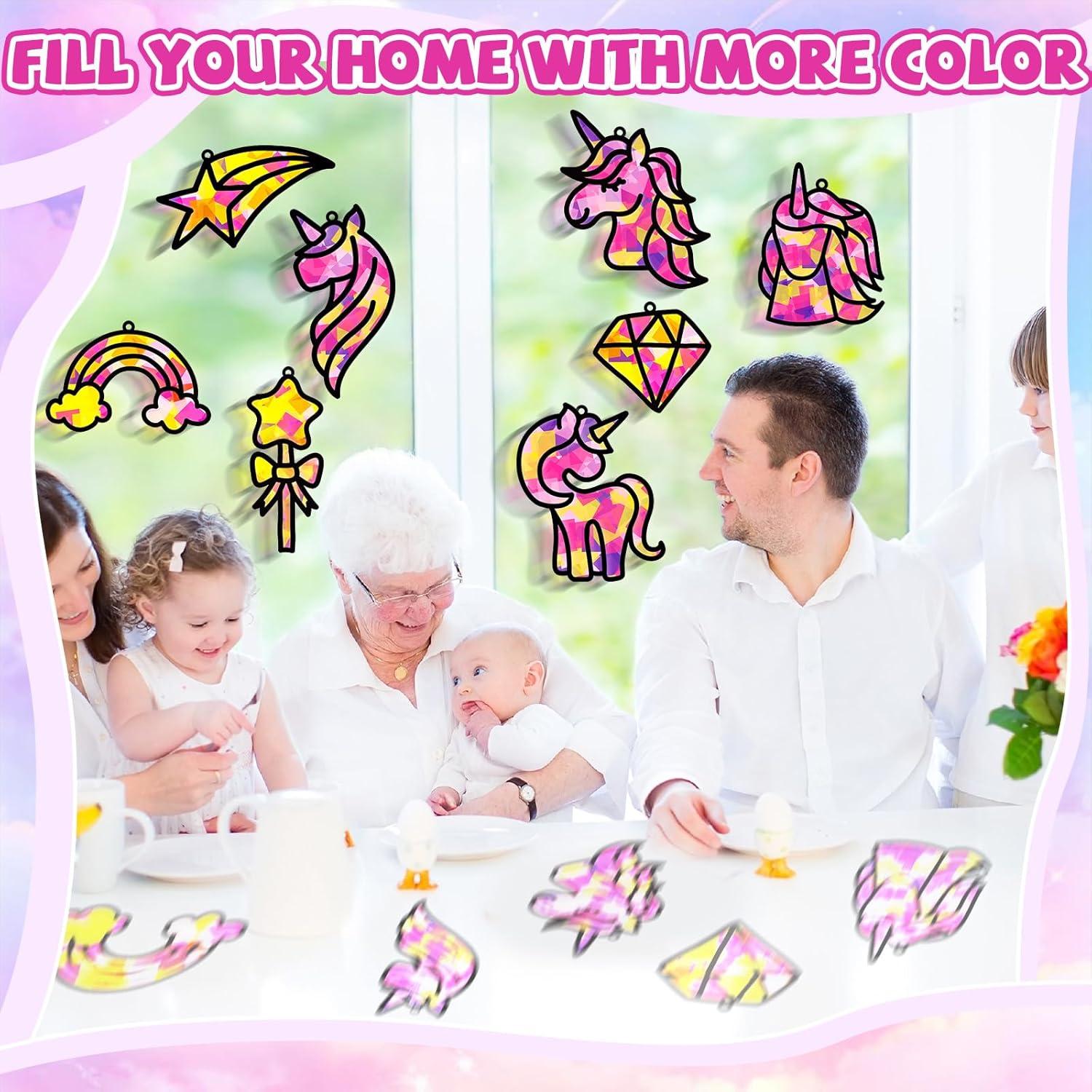 Kit de Manualidades QOUBAI Atrapa Rayos Unicornio 32 Piezas