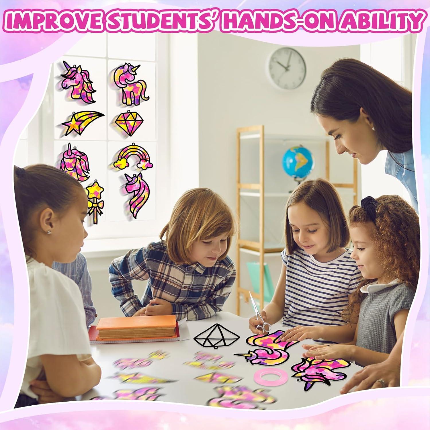 Kit de Manualidades QOUBAI Atrapa Rayos Unicornio 32 Piezas