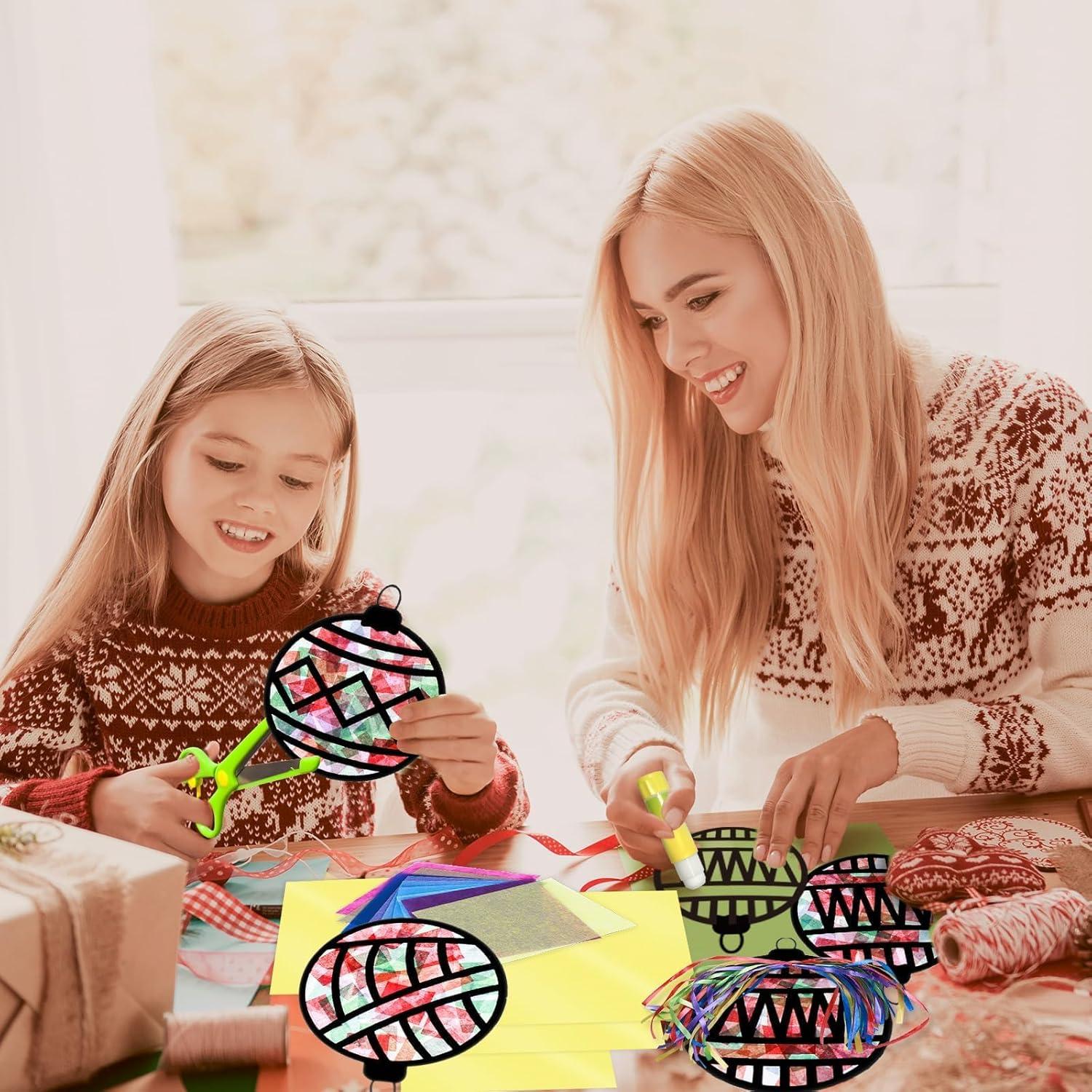 Kit de Manualidades Suncatcher EggSun 36 Piezas Navidad