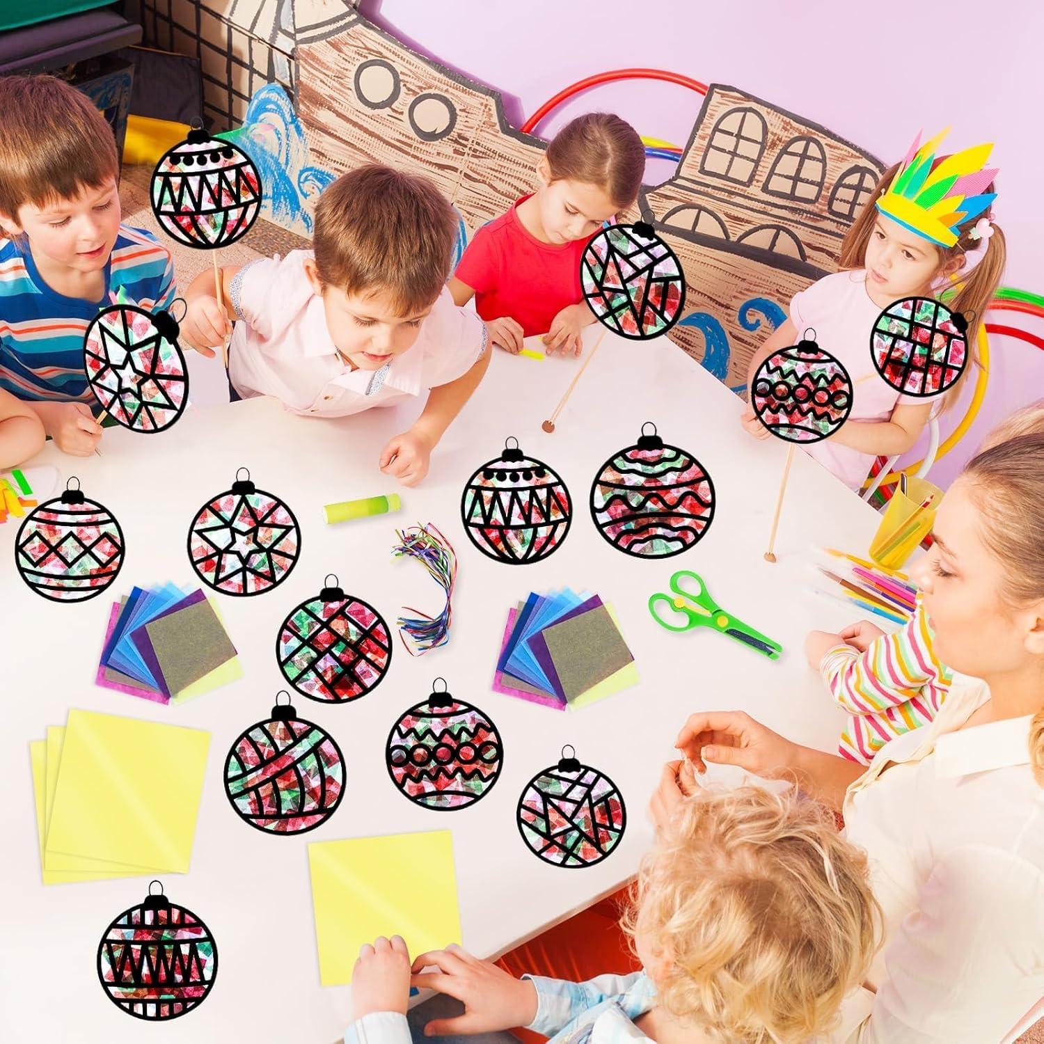 Kit de Manualidades Suncatcher EggSun 36 Piezas Navidad