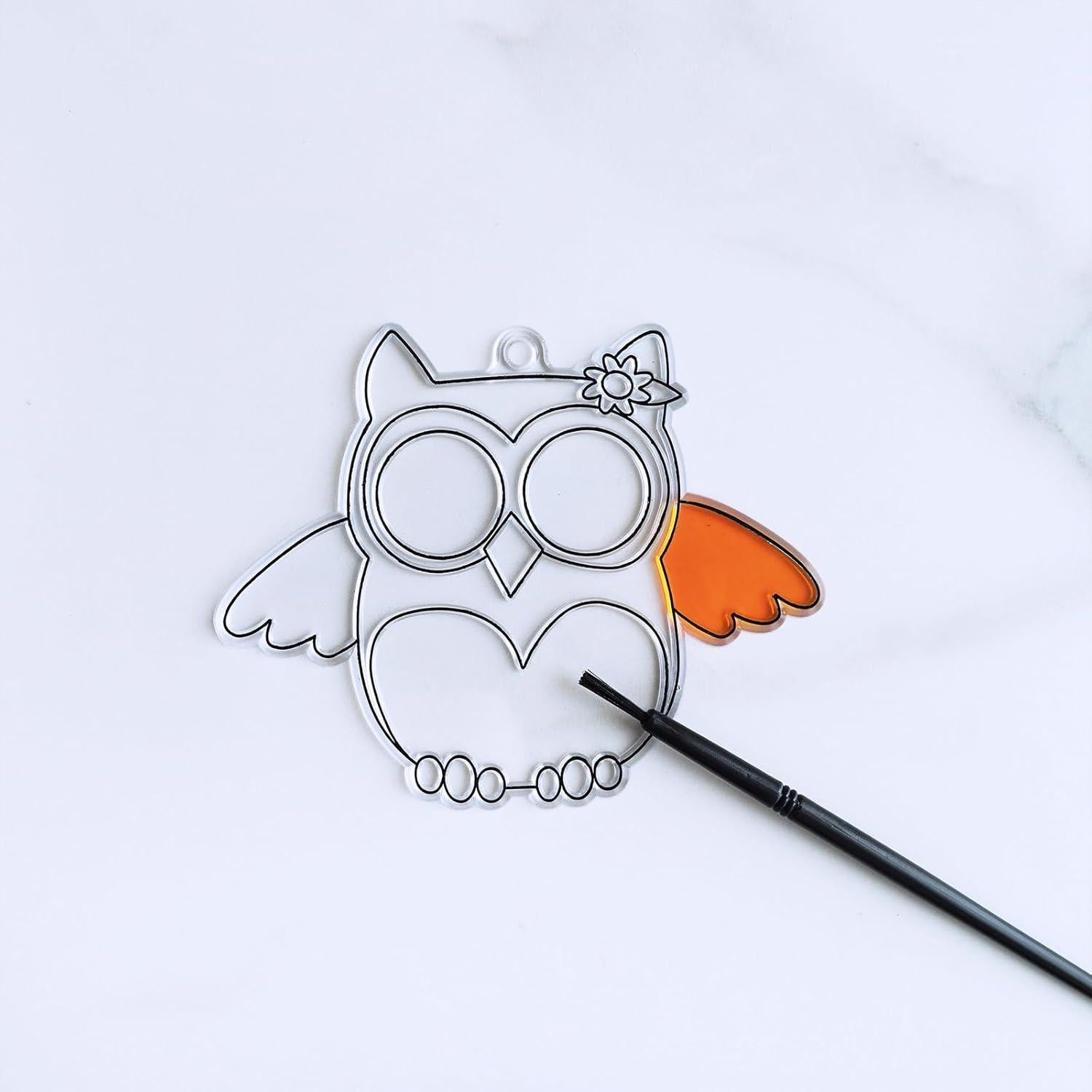 Kit de Manualidades Winlyn 27 Atrapasueños de Búho