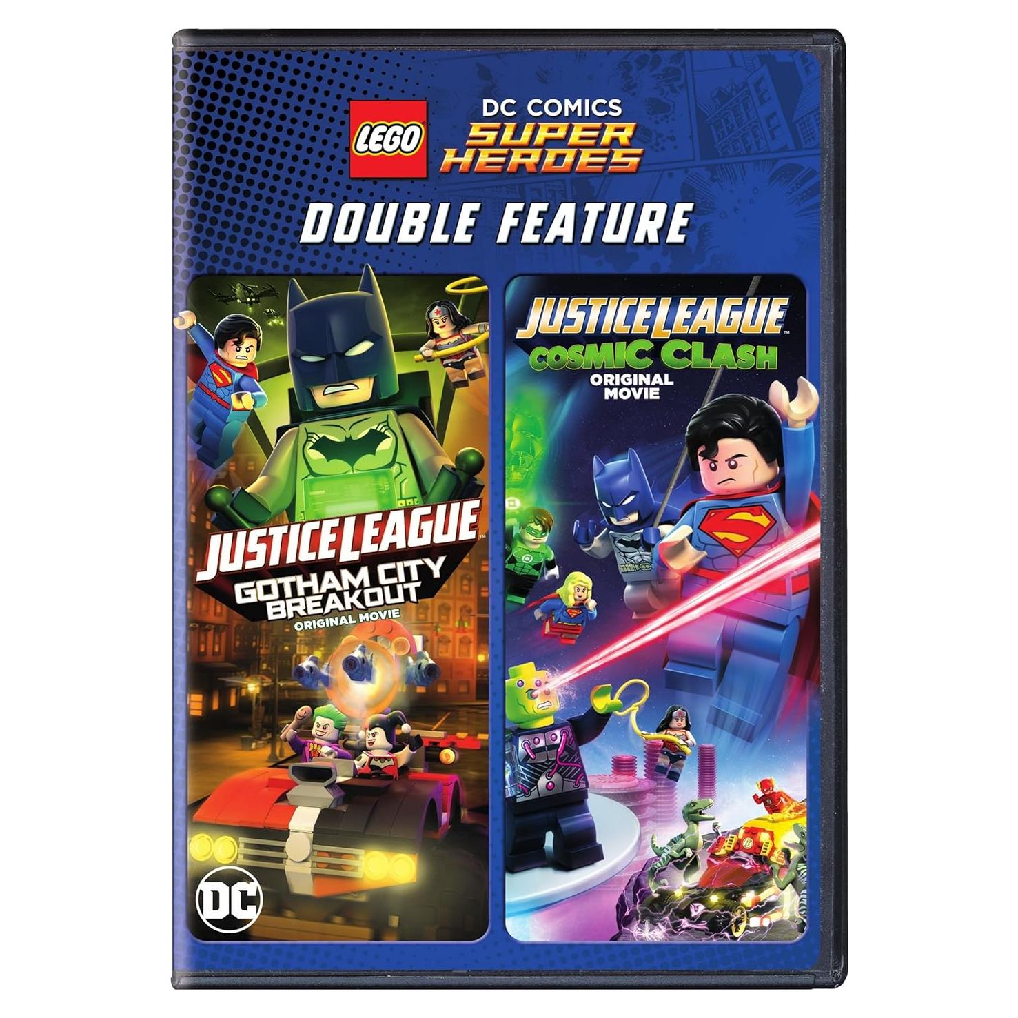 LEGO DC Super Héroes DVD Gotham City Breakout y Cosmic Clash