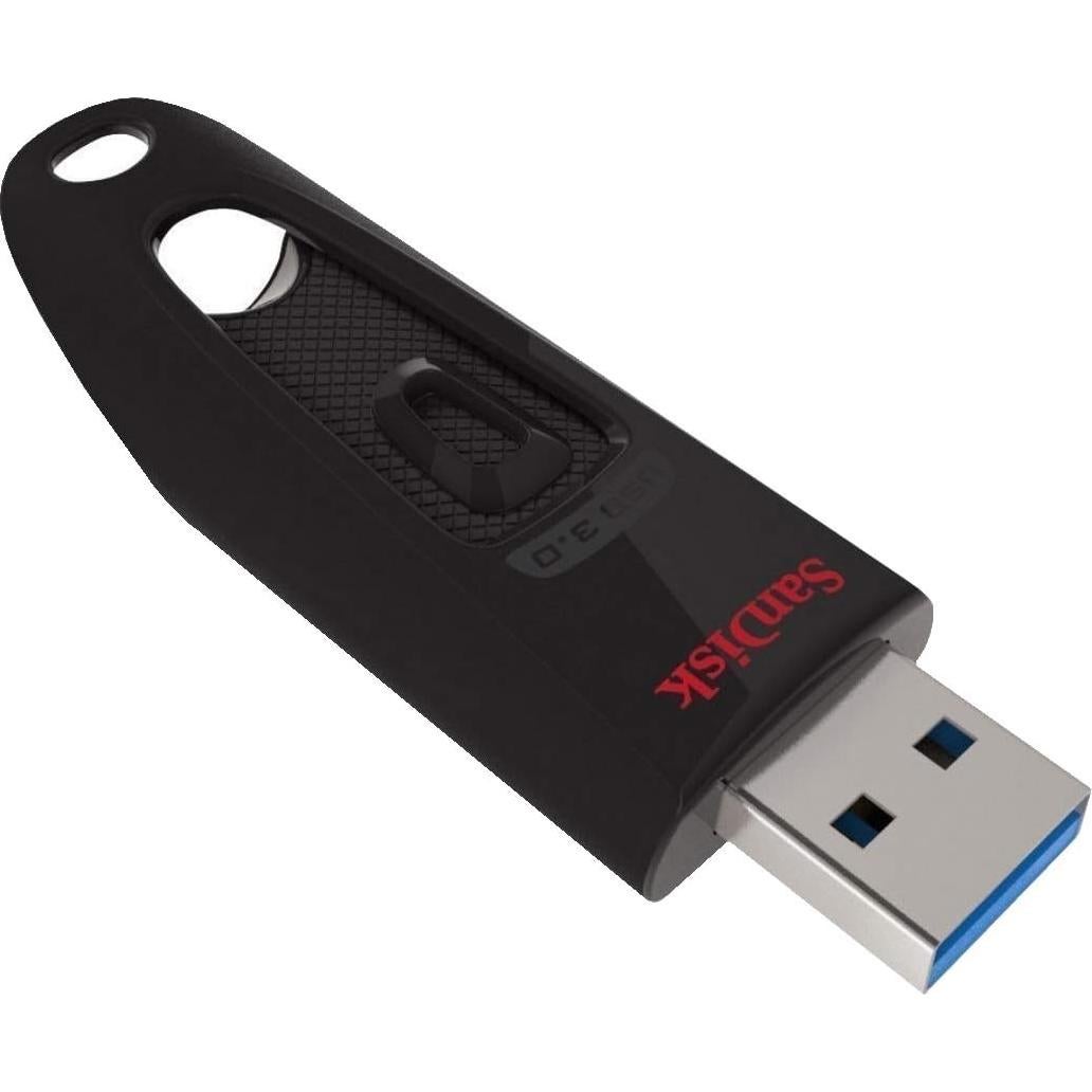 SanDisk Ultra USB 3.0 128GB Paquete de 3 con Lanyards