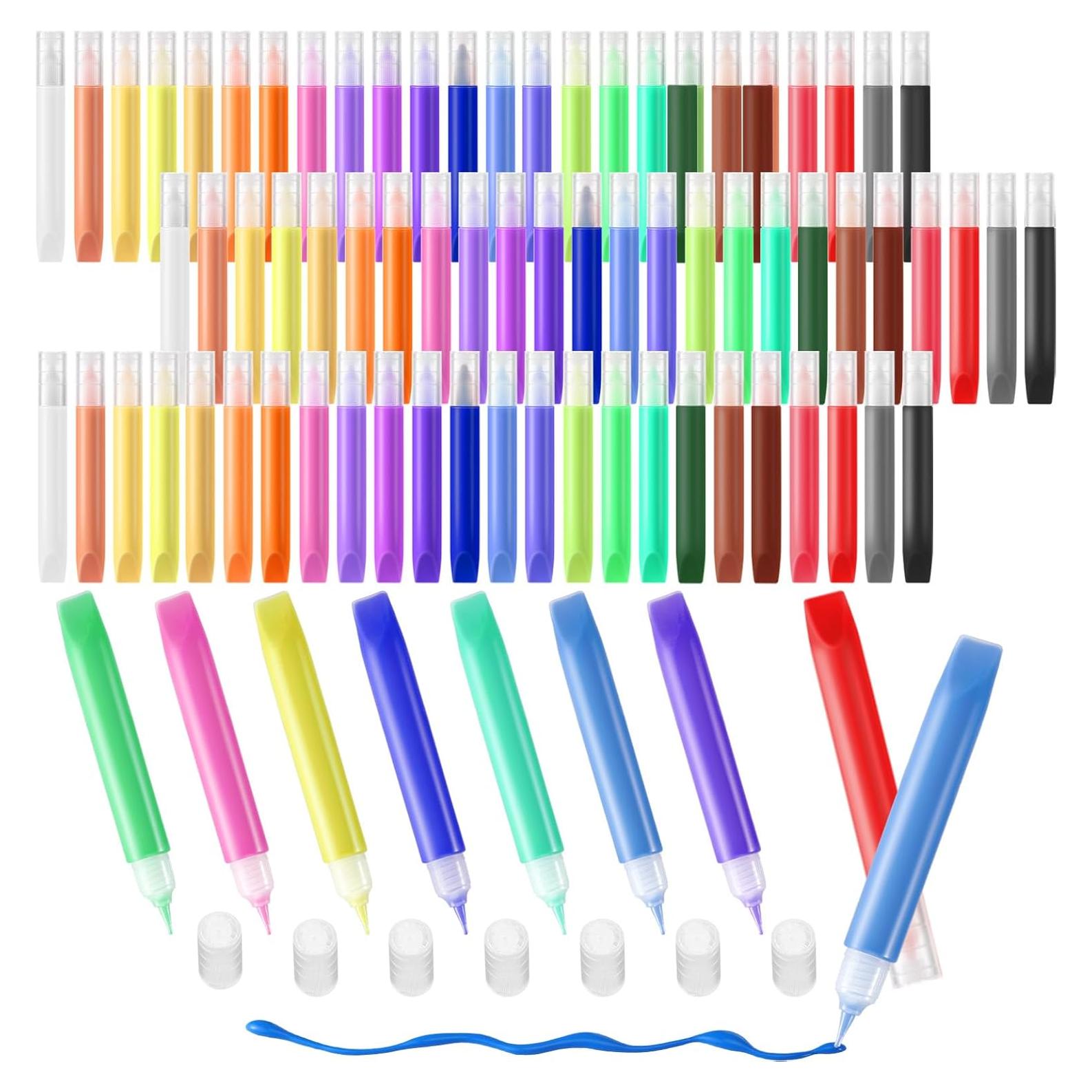 24 Marcadores de Pintura Suncatcher Motipuns para Niños