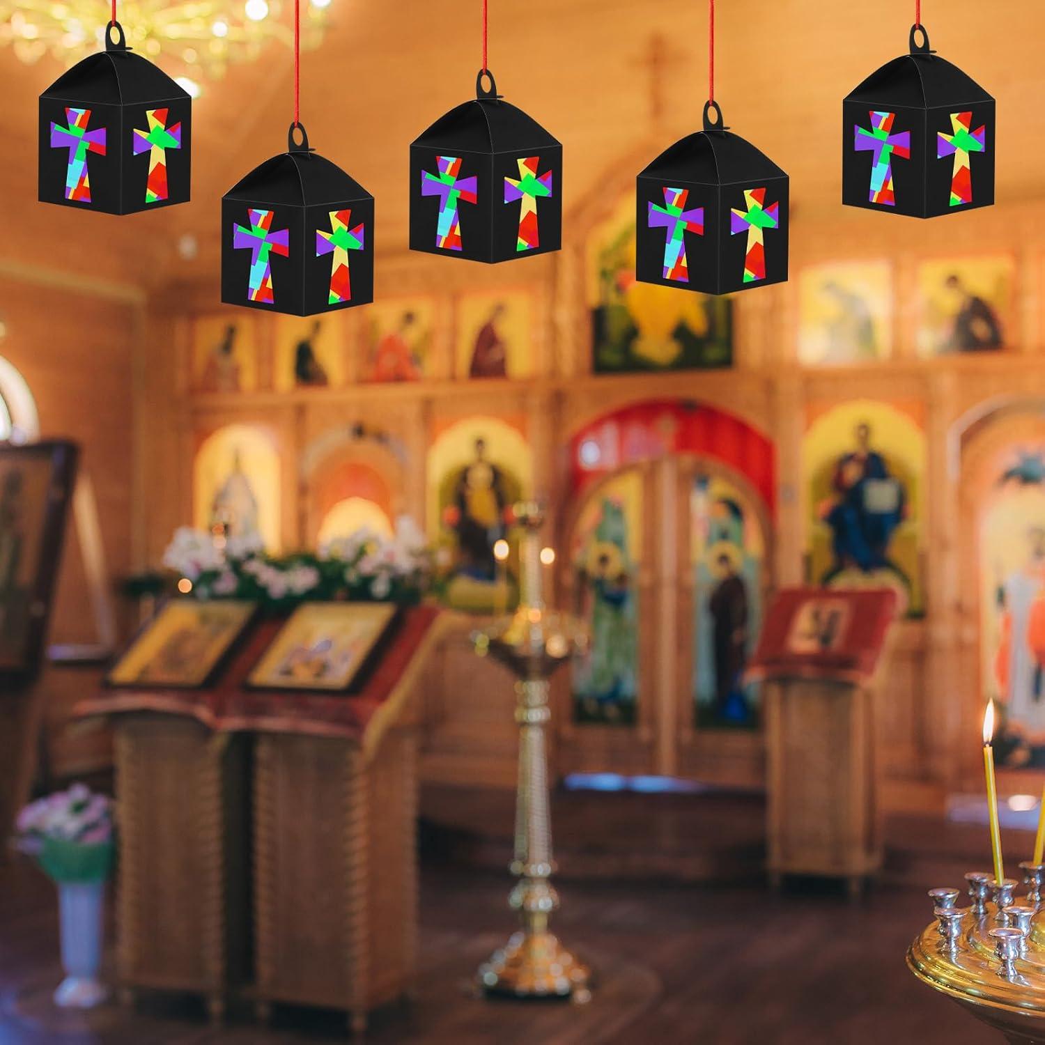 Kit de Manualidades Religiosas VIHOSE 16 Juegos Cruz Multicolor