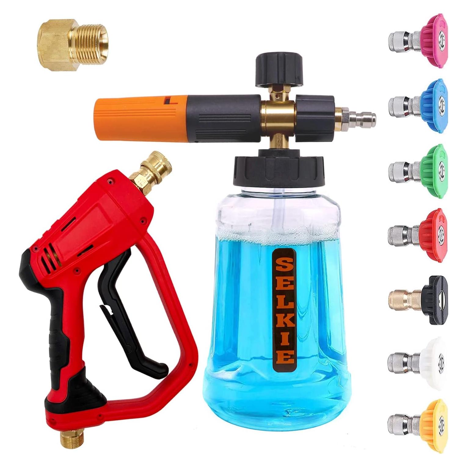 Pistola de Lavado a Presión Selkie 5000PSI con Caño de Espuma