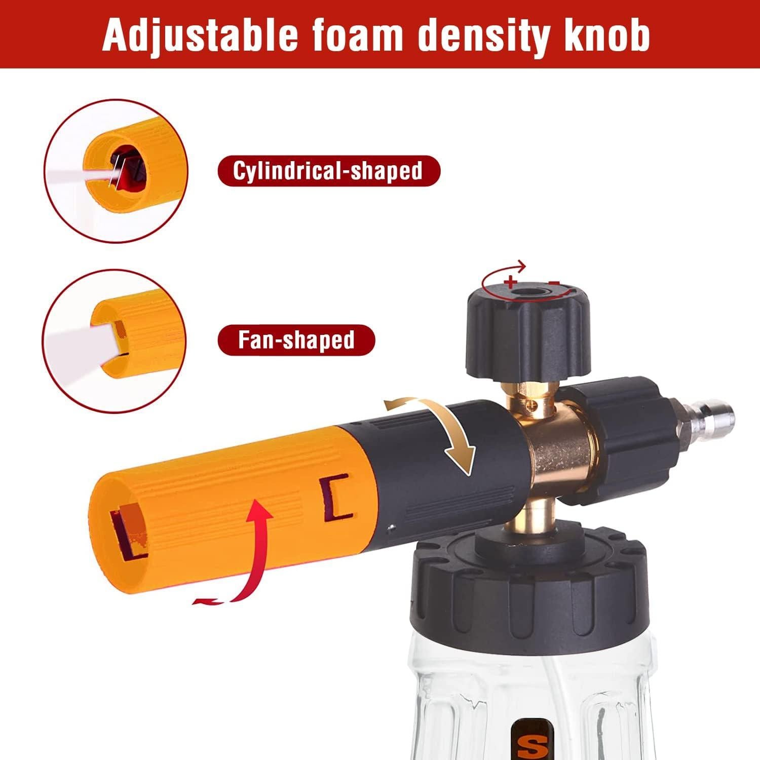 Pistola de Lavado a Presión Selkie 5000PSI con Caño de Espuma