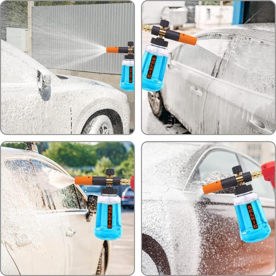 Pistola de Lavado a Presión Selkie 5000PSI con Caño de Espuma