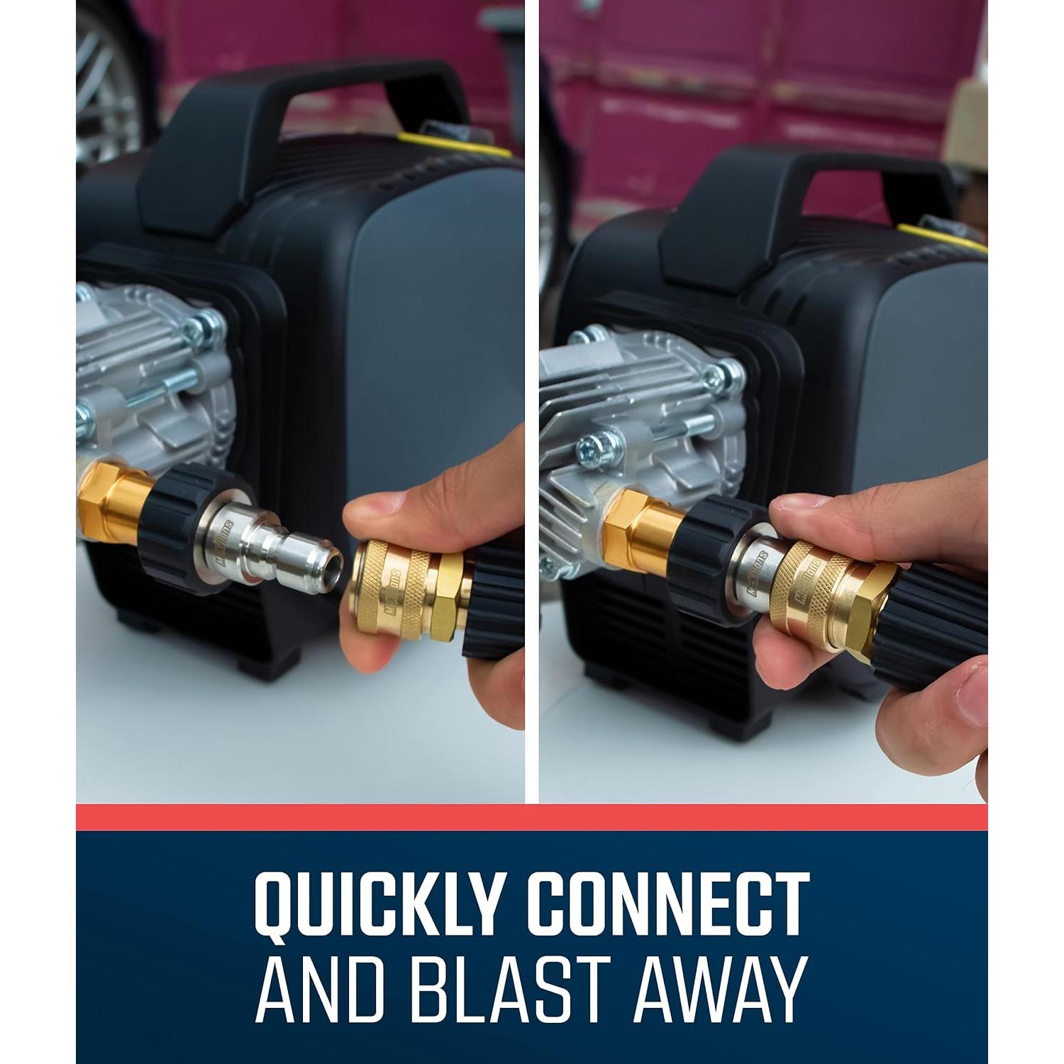 Kit de Conexión Rápida McKillans M22-14mm para Lavadora a Presión