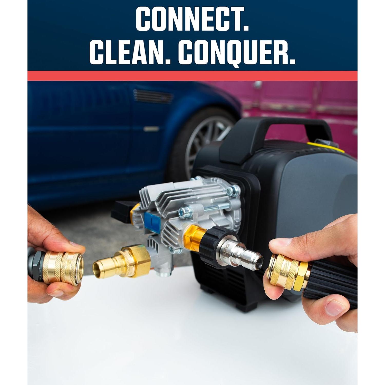 Kit de Conexión Rápida McKillans M22-14mm para Lavadora a Presión