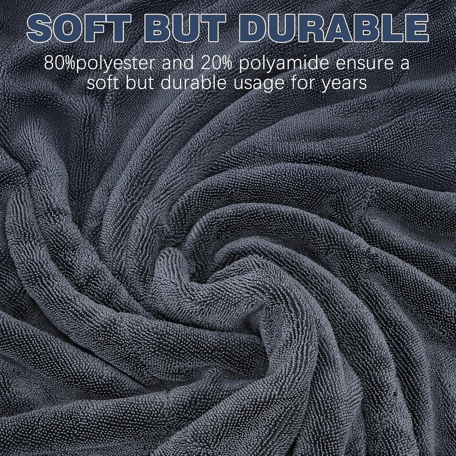 Toallas de Microfibra R RUCKERCO 2-Pack 1300 GSM 89x70 cm