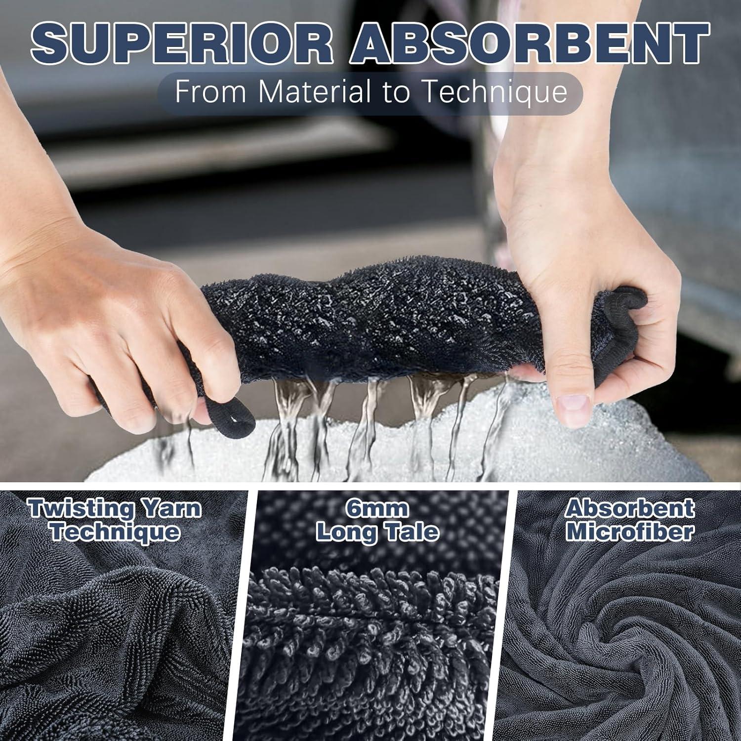 Toallas de Microfibra R RUCKERCO 2-Pack 1300 GSM 89x70 cm