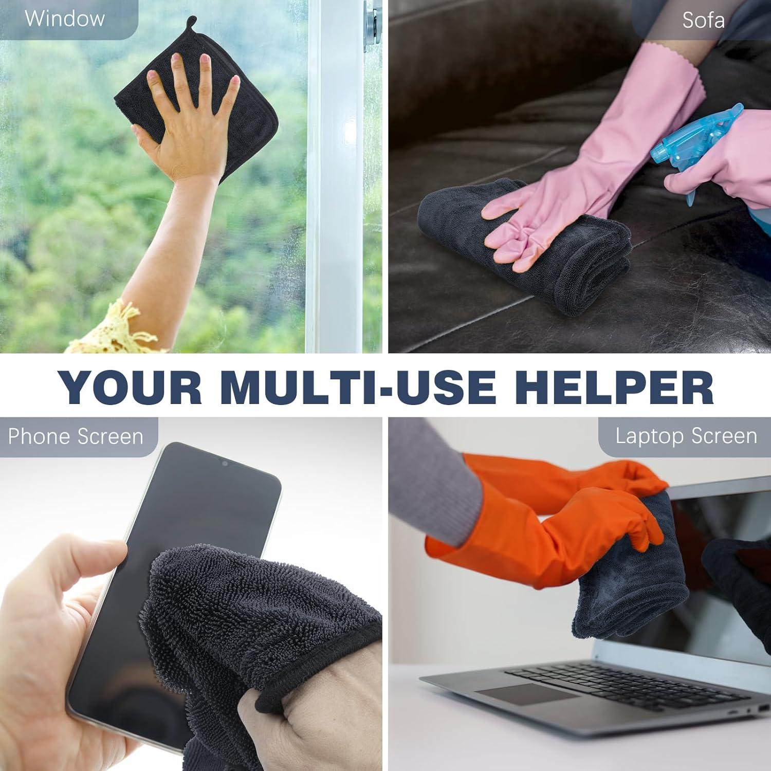 Toallas de Microfibra R RUCKERCO 2-Pack 1300 GSM 89x70 cm