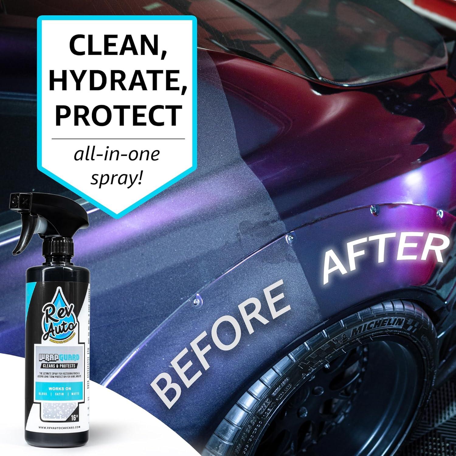 Kit de Cuidado de Vinilo Rev Auto - 3 Productos 16 oz