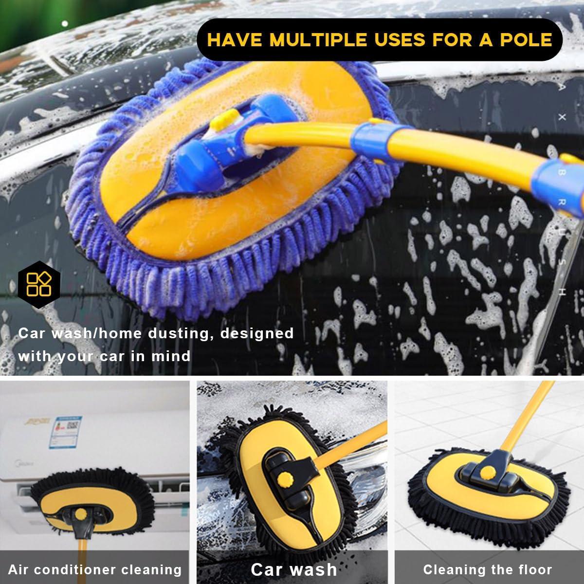 Kit de Lavado de Autos Sylvil con Cepillo y Mitón Microfibra