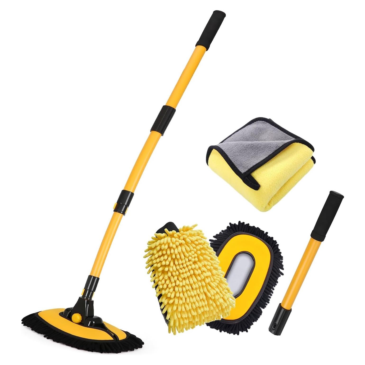 Cepillo de Lavado de Autos NEZENO 145 cm Mango Telescópico