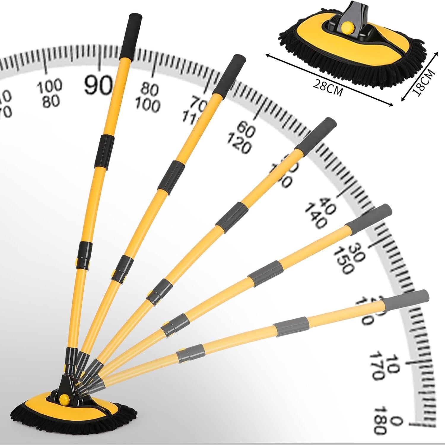 Cepillo de Lavado de Autos NEZENO 145 cm Mango Telescópico