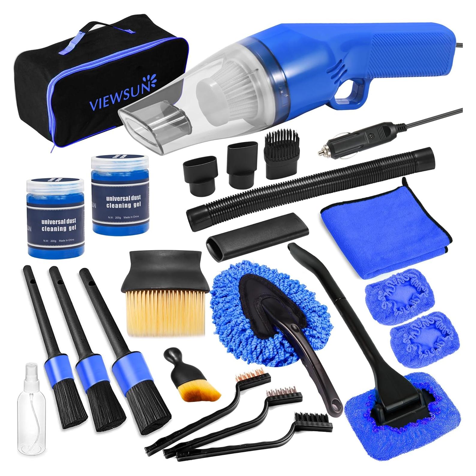 Kit de Limpieza de Automóviles Viewsun VS-LT0505, 18 Piezas