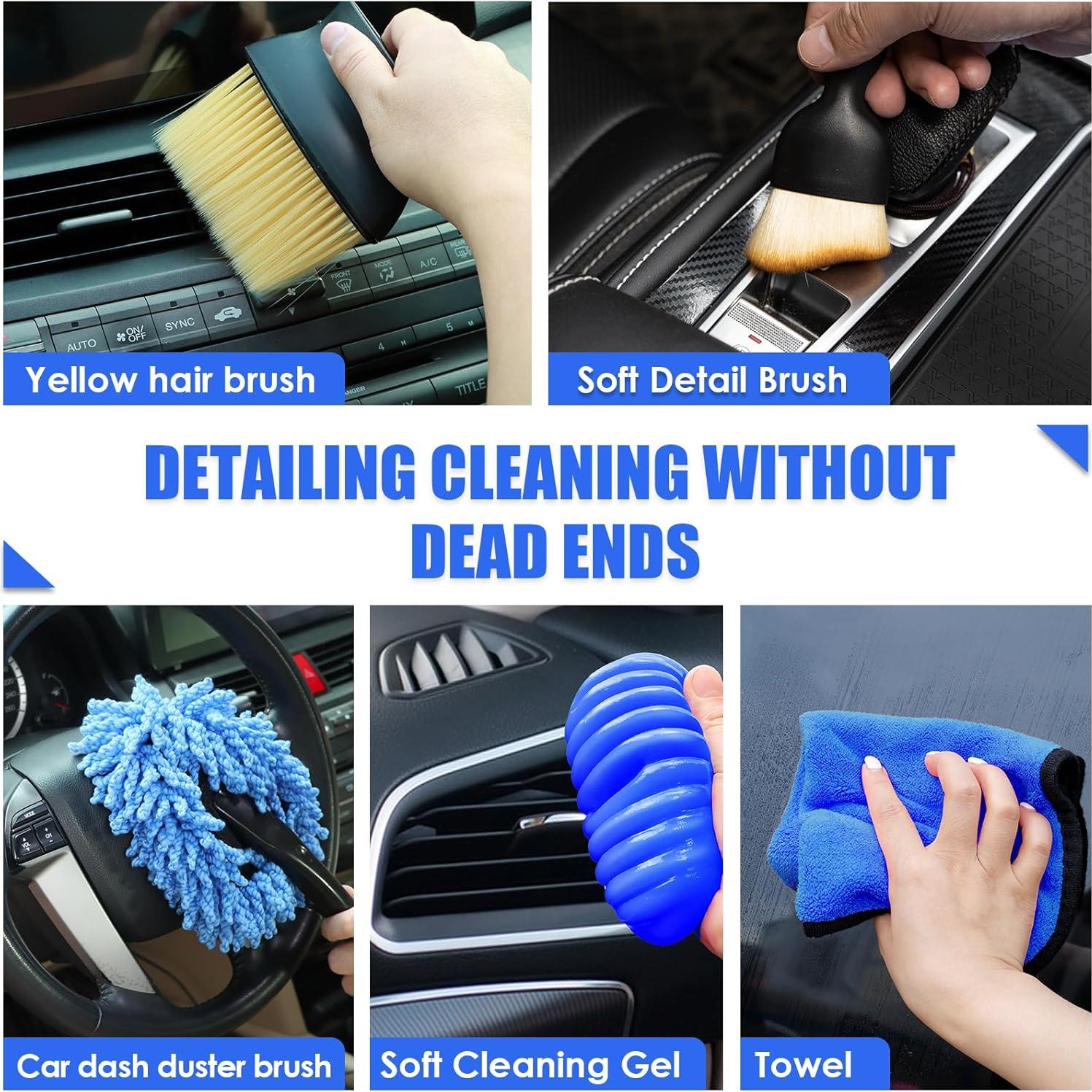 Kit de Limpieza de Automóviles Viewsun VS-LT0505, 18 Piezas