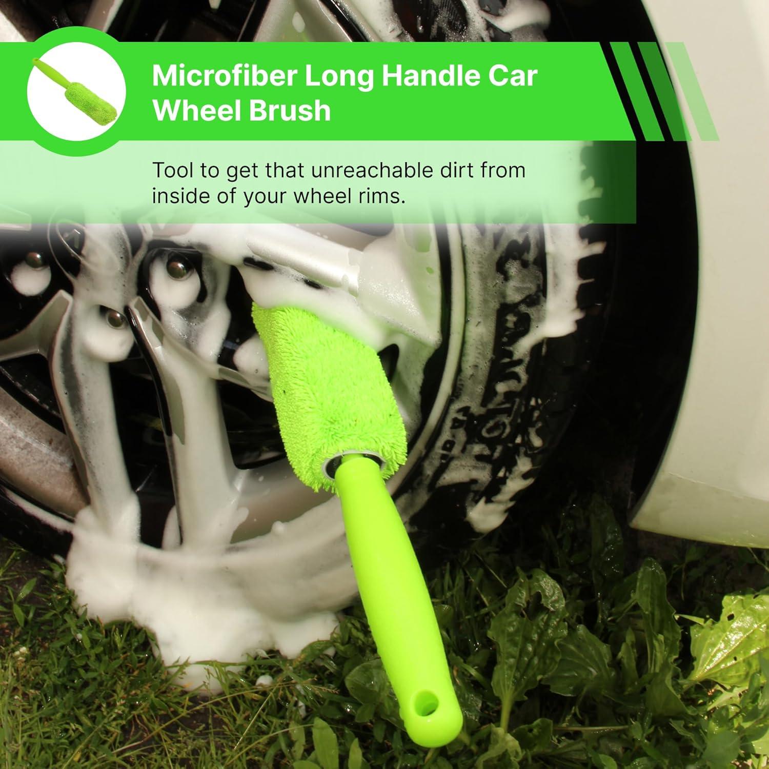 Kit de Limpieza de Autos 7 en 1 NELDROPS - Mop Telescópico y Accesorios