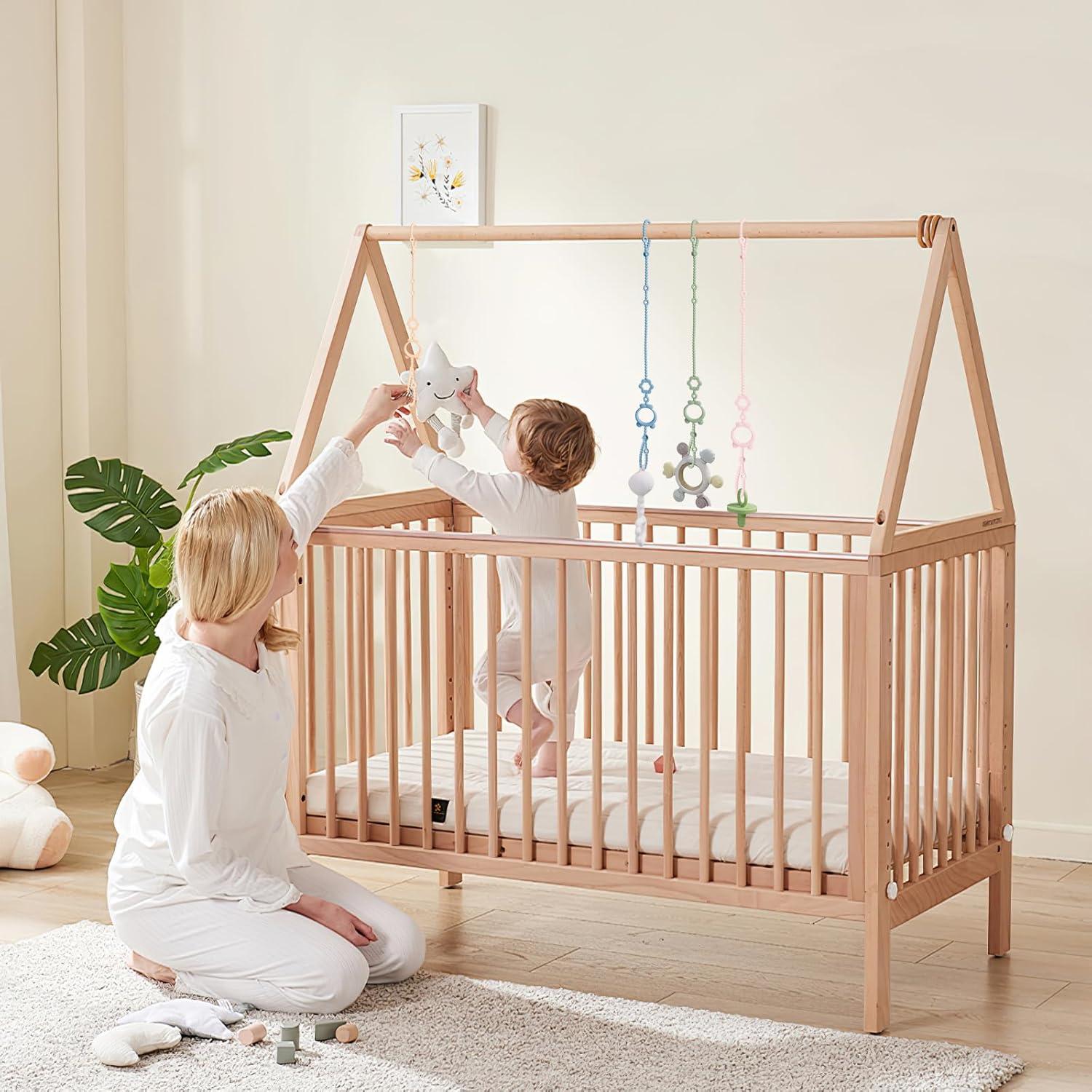 Correas de Juguete para Bebé 6pcs Silicona Ajustable