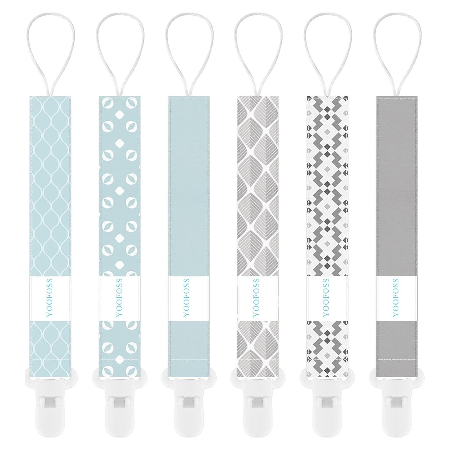 Clip de Chupete Yoofoss Paquete de 6 Unisex Ajuste Universal