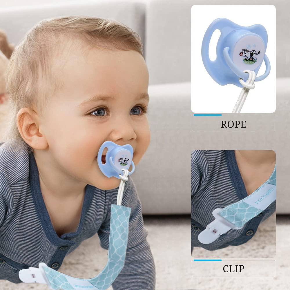 Clip de Chupete Yoofoss Paquete de 6 Unisex Ajuste Universal