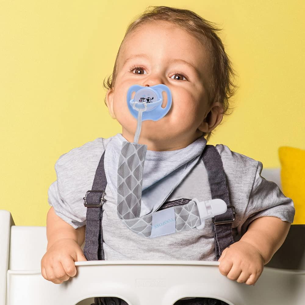 Clip de Chupete Yoofoss Paquete de 6 Unisex Ajuste Universal