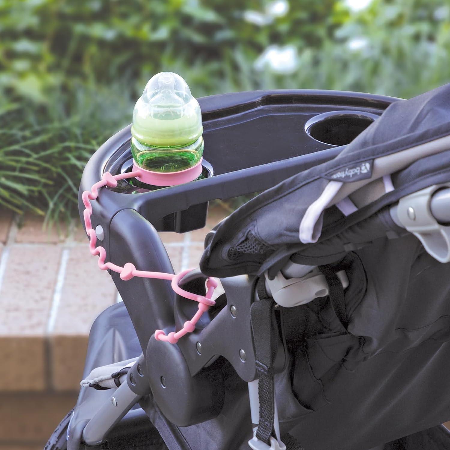 Conjunto de Bungee de Silicona Nuby - 4 Piezas para Bebés 0+ Meses