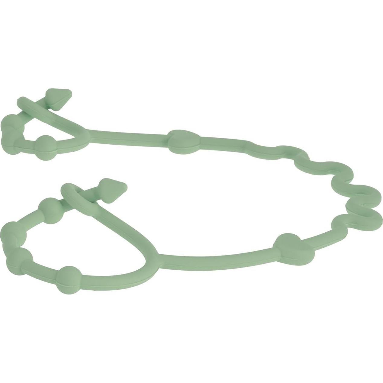 Conjunto de Bungee de Silicona Nuby - 4 Piezas para Bebés 0+ Meses