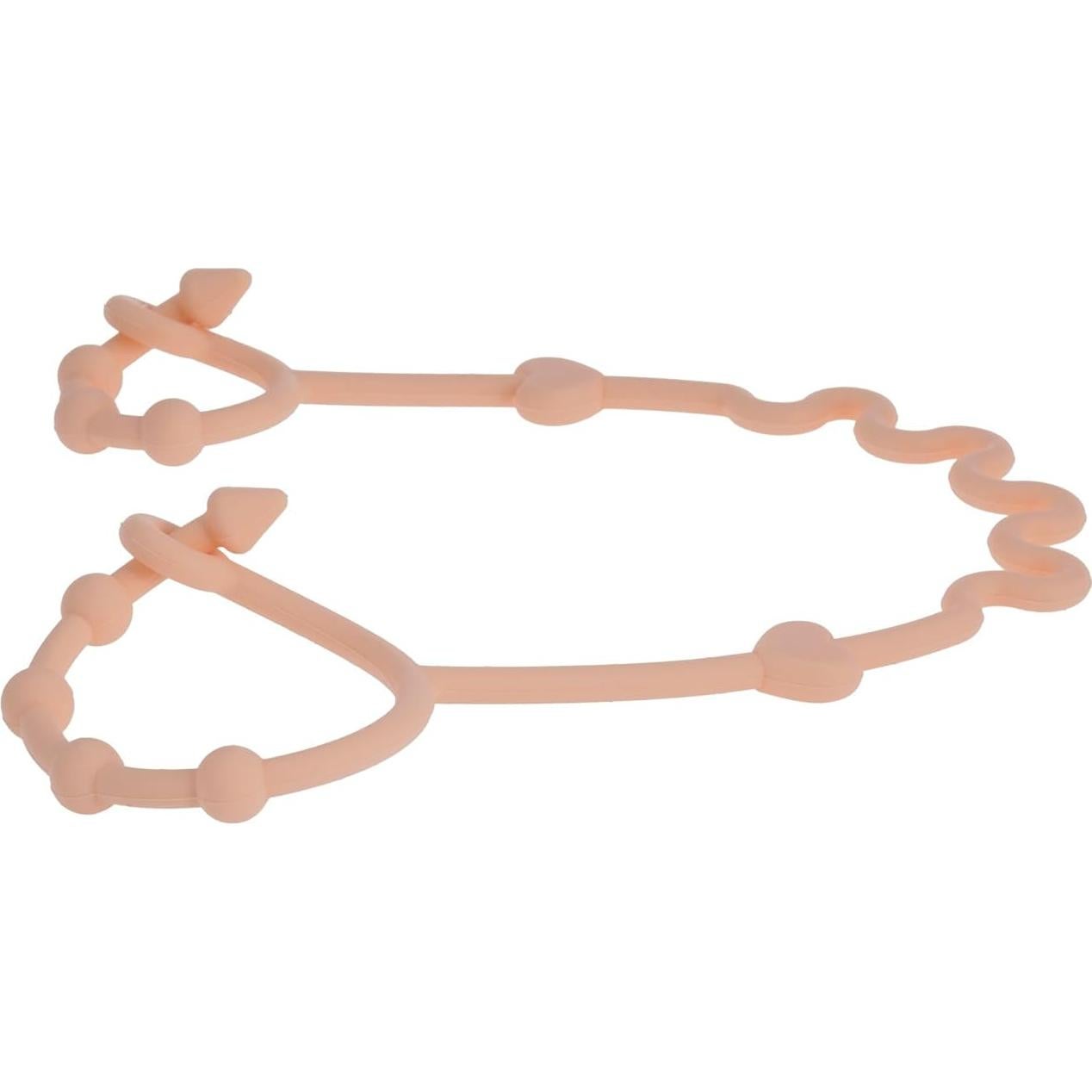 Conjunto de Bungee de Silicona Nuby - 4 Piezas para Bebés 0+ Meses