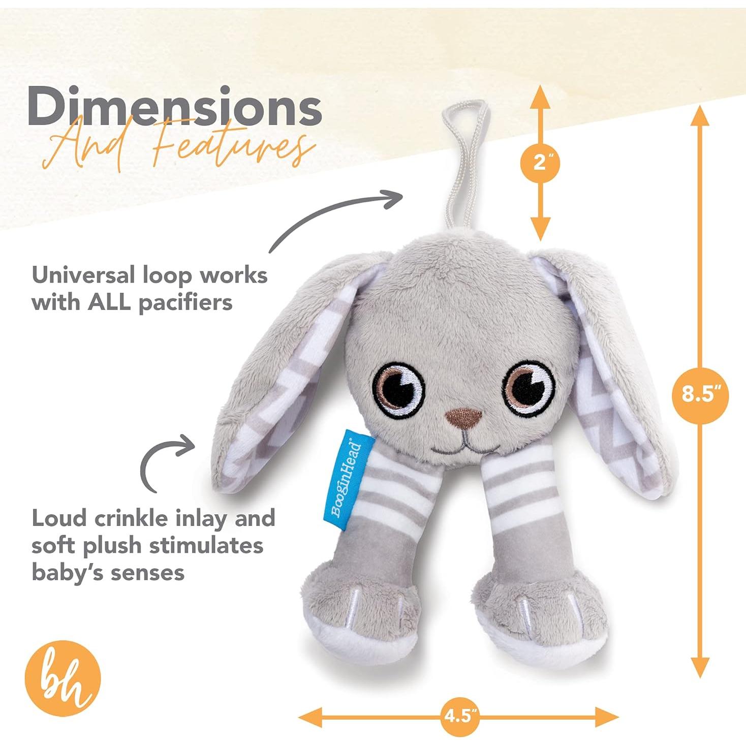 Sujetador de Chupete BooginHead PaciPal Perezoso Verde 0-36 meses