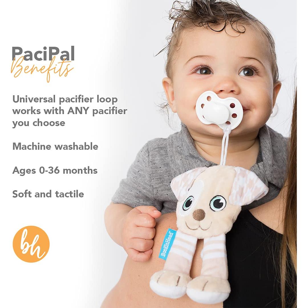 Sujetador de Chupete BooginHead PaciPal Perezoso Verde 0-36 meses