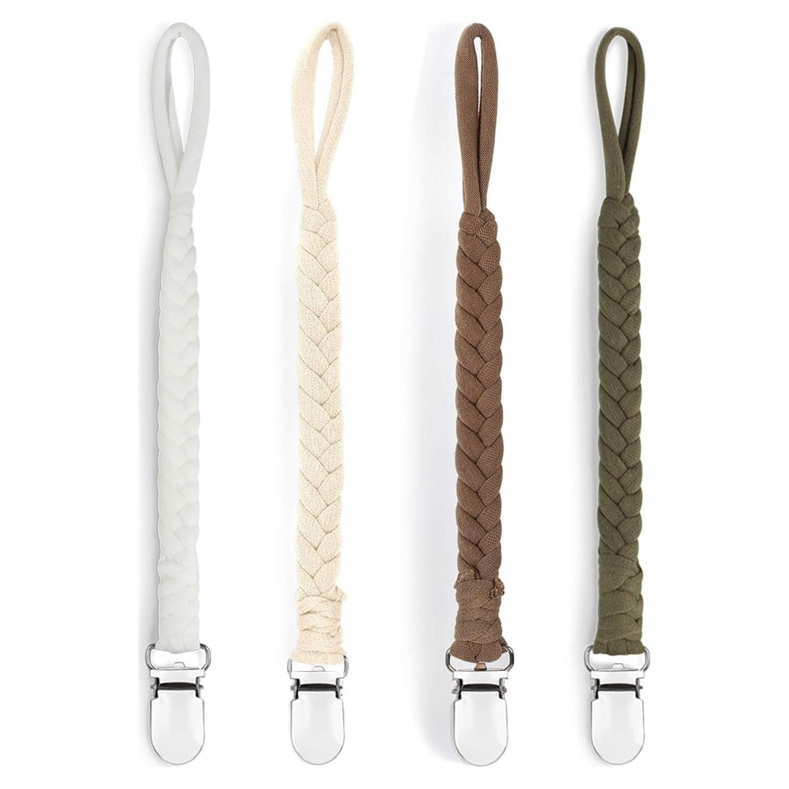 Clip de Chupete KAPIHOUSE 4 Piezas Color E para Bebés