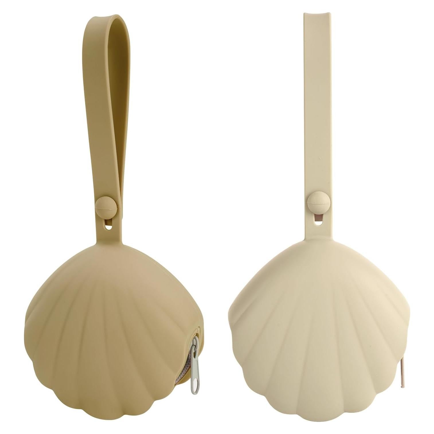 Funda para Chupete de Silicona Lovbaby - 2 Unidades Arena y Gris Claro