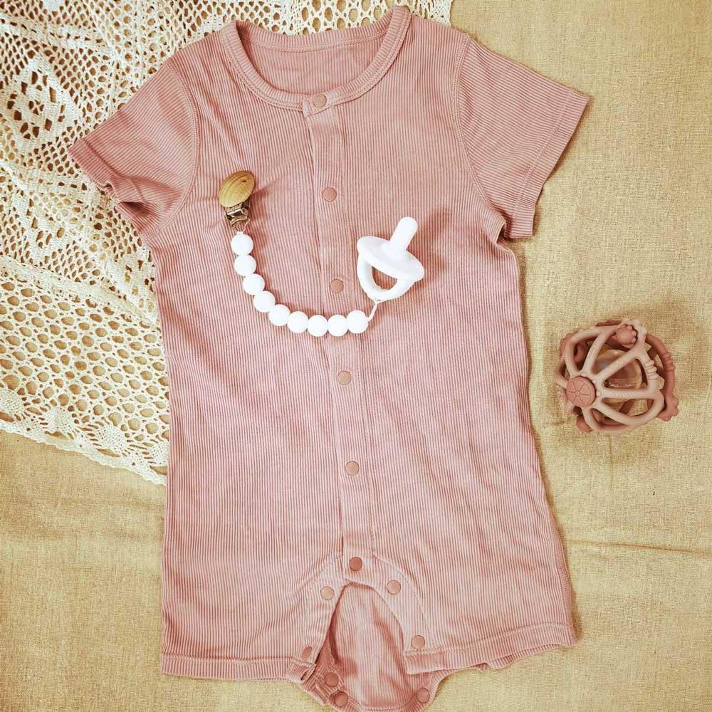 Clip de Chupete de Silicona 100% Libre de BPA - Paquete de 2