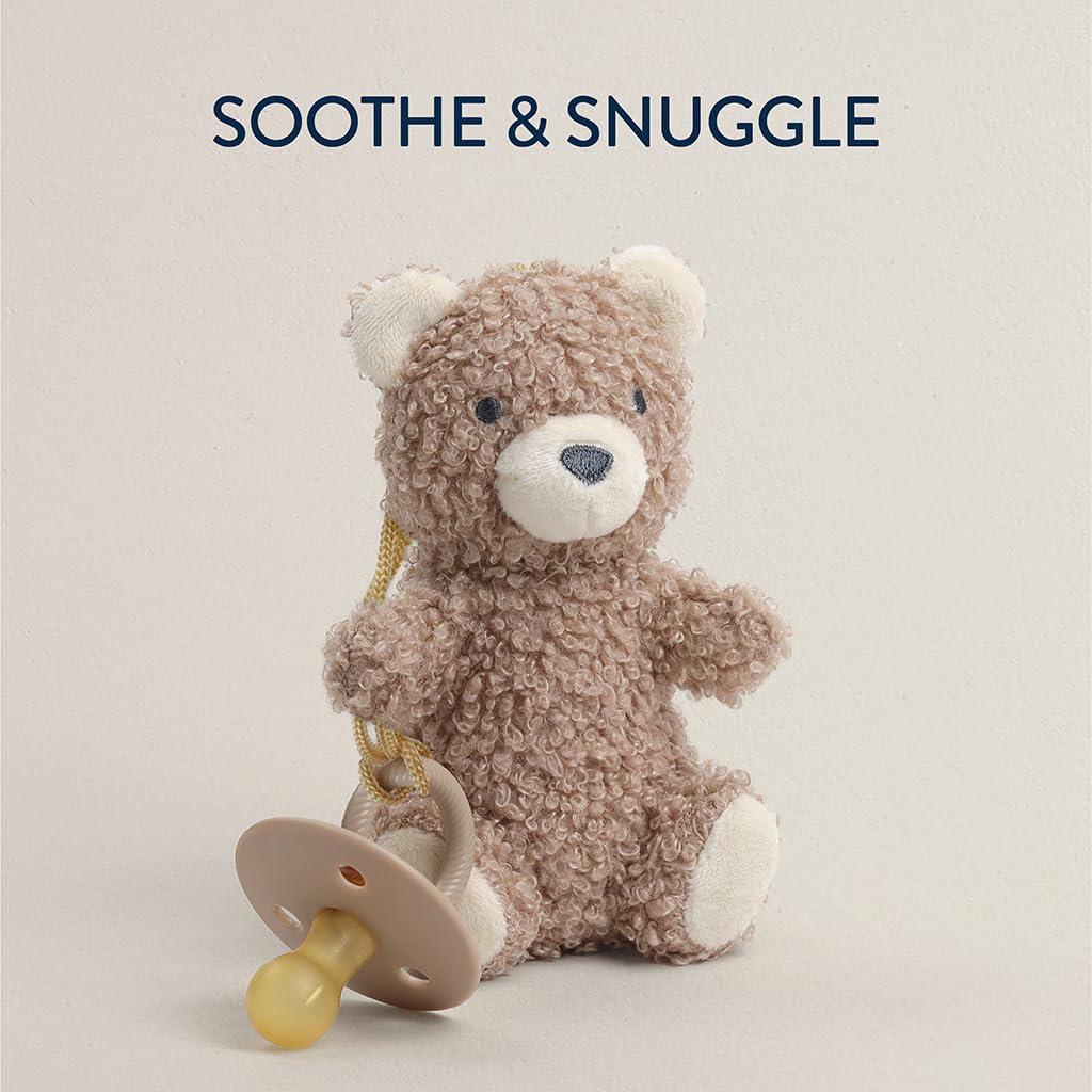 Conjunto Chupete y Peluche Itzy Ritzy Oso 0-6 Meses